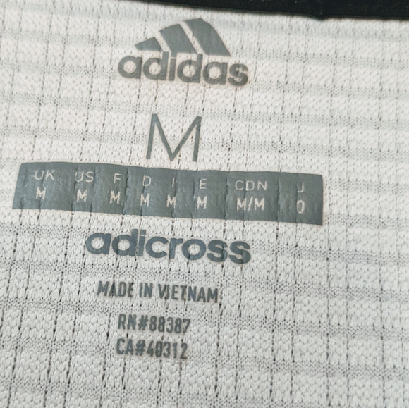 Adidas Zippered Pullover Sweatshirt Size Medium - Picture 6 of 9